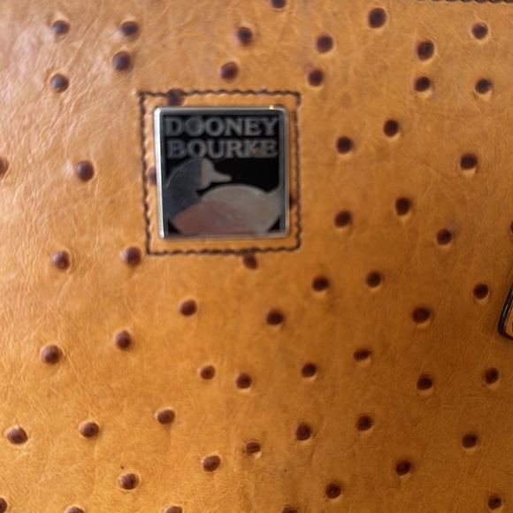 Dooney & Bourke vintage ostrich satchel with bamboo handles - Picture 12 of 12